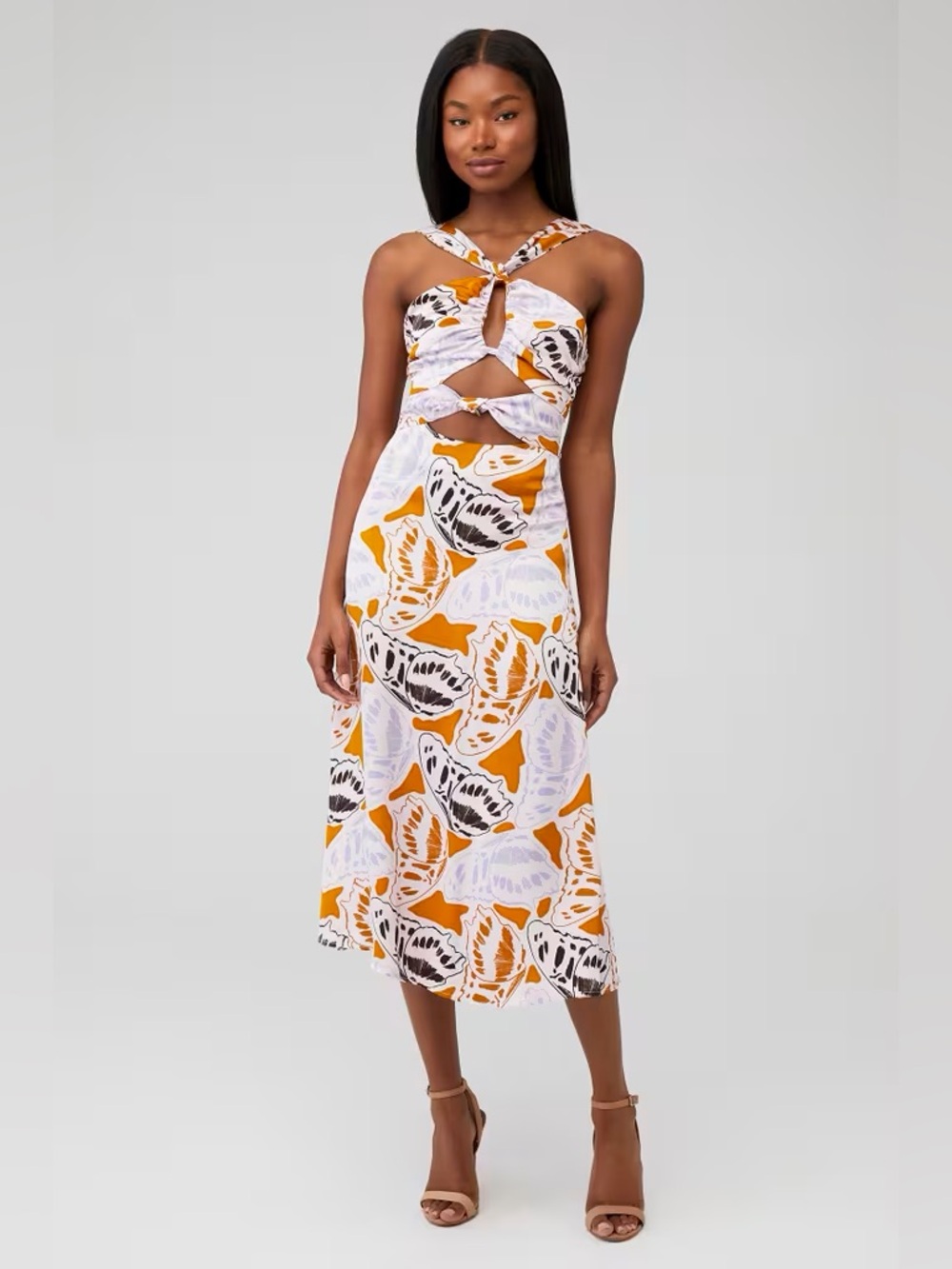 Multicolor Printed Women Dress